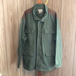 Price lowered Green canvas Country Style jacket XL like new Great for college